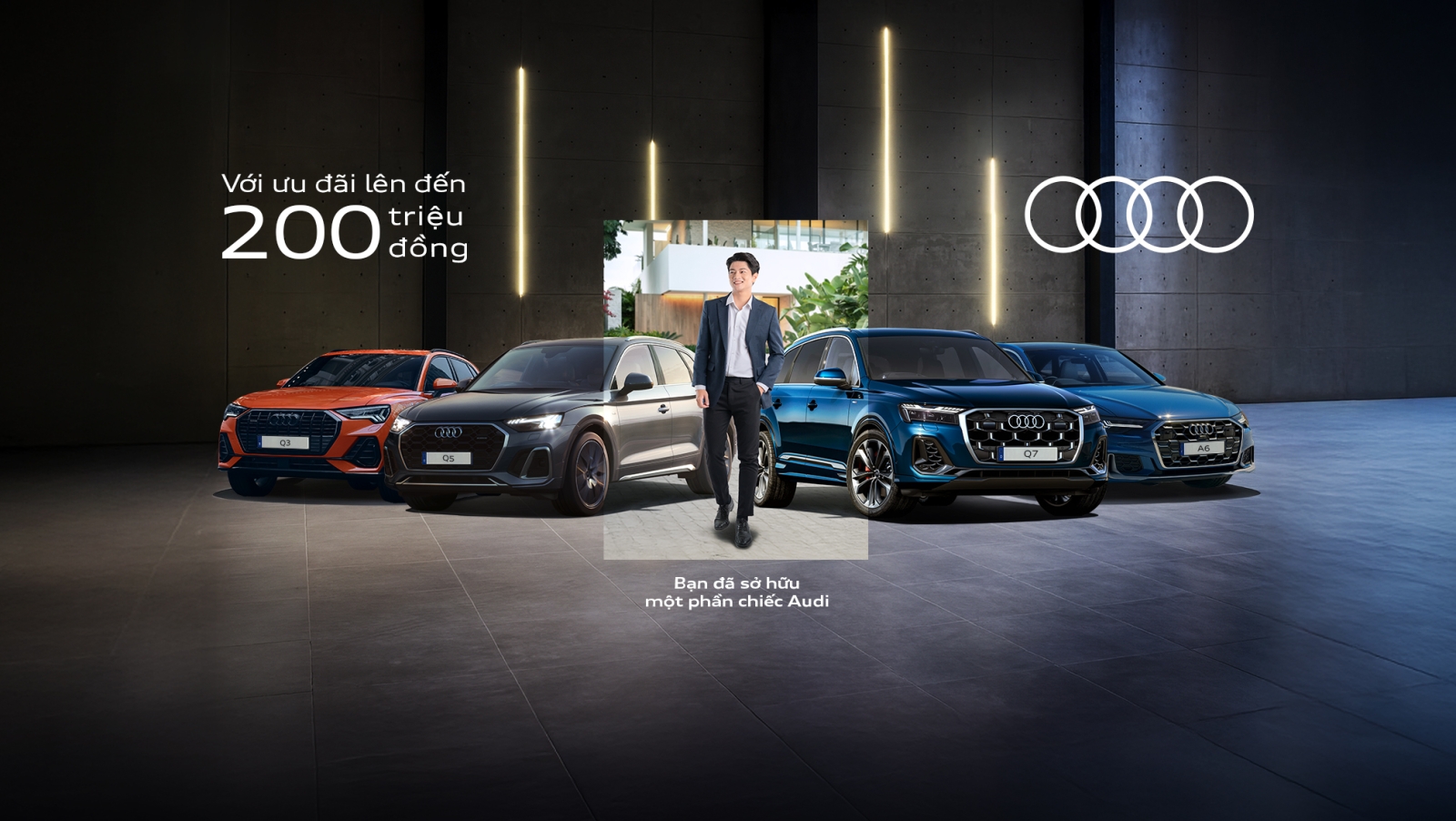 Audi Việt Nam khởi động chương trình “Hè bùng nổ cùng Audi”, với ưu đãi lên đến 200 triệu đồng