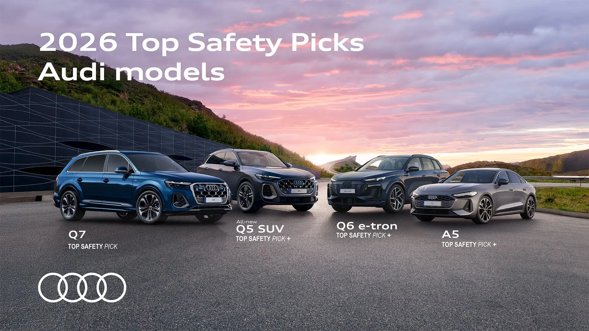 Audi dẫn đầu chuẩn mực an toàn với loạt giải thưởng IIHS 2026